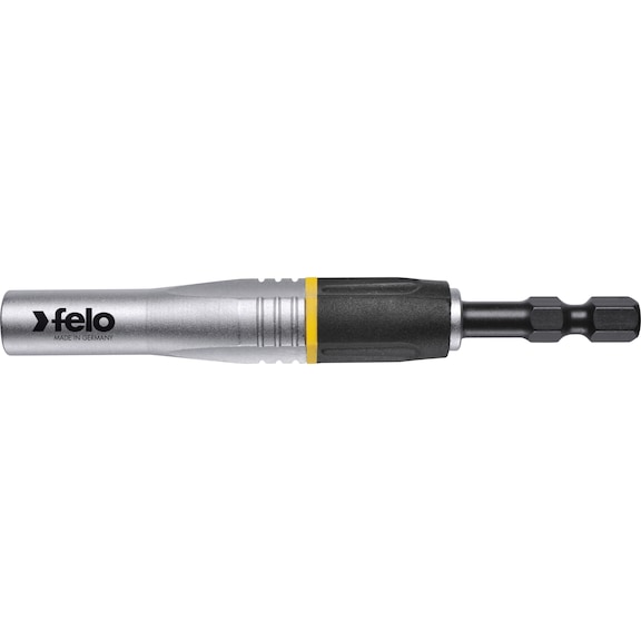 FELO IMPACT vidalama adaptörü, 1/4 inç, 95 mm - Uzun burulma alanlı sert vidalama ucu adaptörü 1/4&nbsp;inç