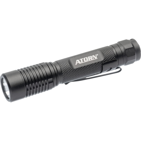 ATORN LED Taschenlampe 91 mm, mit Batterien - LED-Stiftleuchte 91 mm