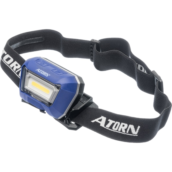 ATORN LED-Kopflampe akkubetrieben, Sensor Schalter, mit USB Ladekabel - LED-Kopflampe akkubetrieben
