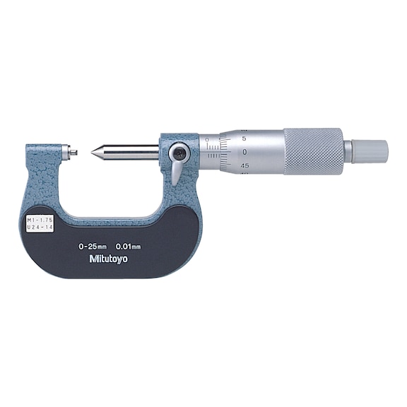 MITUTOYO micromètre de filetage de vis 50–75 mm, 3,5–5 mm/8–5 TPI - Micromètre