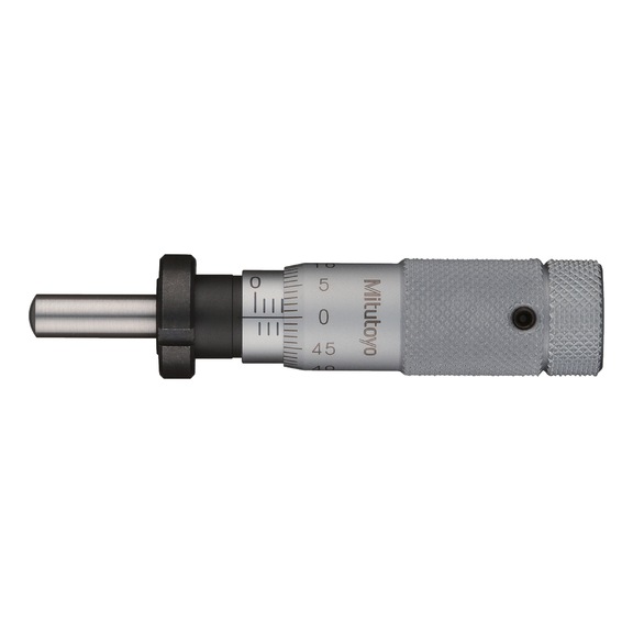 Cabezal micrómetro MITUTOYO, rango medición 0-13 mm, esférico, SR4, con tuerca - Cabezales de micrómetro