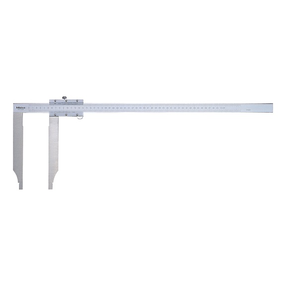 Calibre pie de rey MITUTOYO, nonio con brazo largo 0-300 mm 0,05 mm, métrico - Vernier de taller con brazos de medición largos