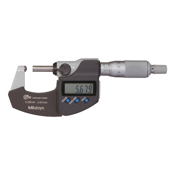 Micromètre numérique à tube sphérique enclume MITUTOYO 25-50 mm - Micromètre électronique extérieur