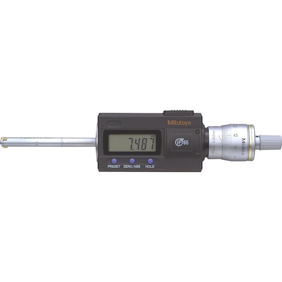Micromètre intérieur MITUTOYO, 3 points, numérique, 75-88 mm, IP65, alliage Ti - Micromètres intérieurs 3&nbsp;points électroniques