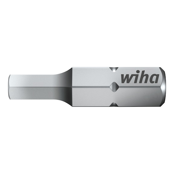 WIHA-zeskantbit 1/4 inch, C 6.3 sleutelmaat 10 mm, 25 mm, uitvoering Z - Zeskantbit 1/4 inch C 6.3, 25&nbsp;mm