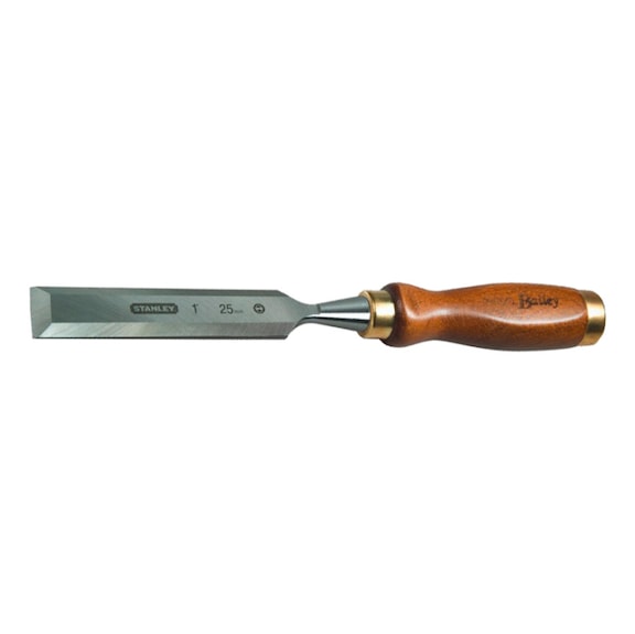 STANLEY eğimli kenarlı keski, BAILEY, ahşap tutma saplı ve 12 mm bıçak genişliği - Bailey eğimli kenarlı keski