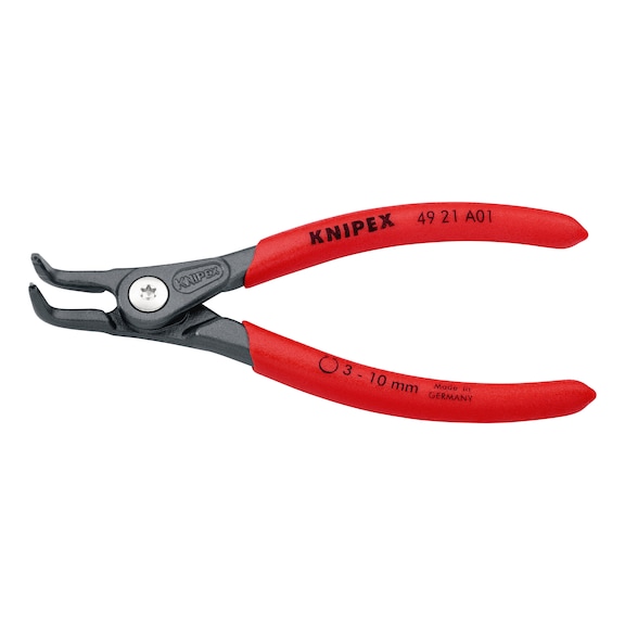 Precision retaining ring pliers with inlaid spring steel wire tips