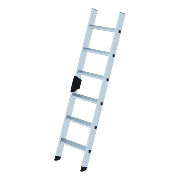 Aluminium ladder with steps, without stabiliser