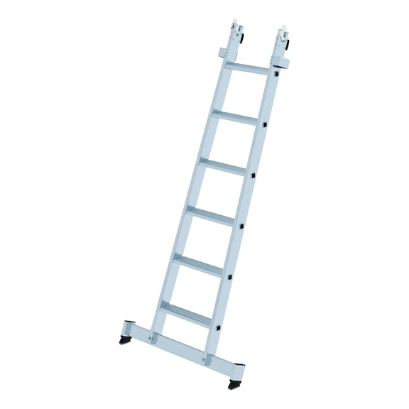 Aluminium window cleaner ladder with steps, lower section