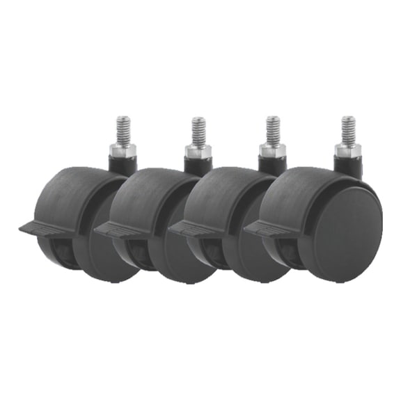 EEPOS roller set for disinfection stations - Conjunto de ruedas