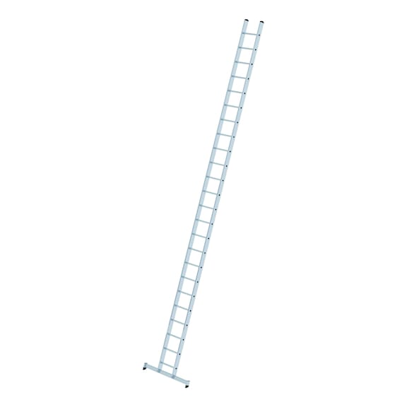 Escalera de una sección GÜNZBURGER, estabilizador nivello(R), 24 peldaños - Escalera de aluminio, 420 mm de ancho, estabilizador nivello(R)