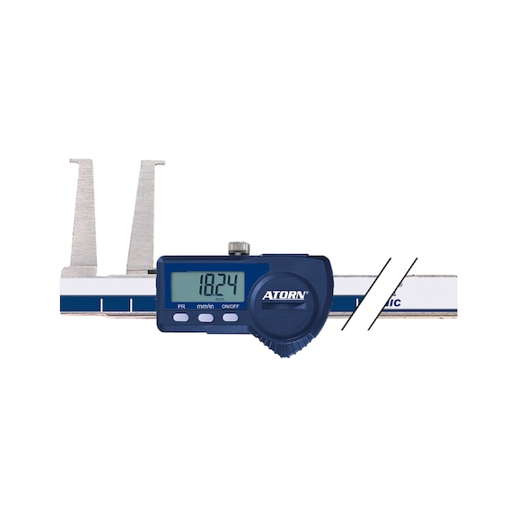 ATORN belső beszúrásmérő tolómérő, INOX, 10-160&nbsp;mm, digitális - Elektronikus belső horonytolómérő