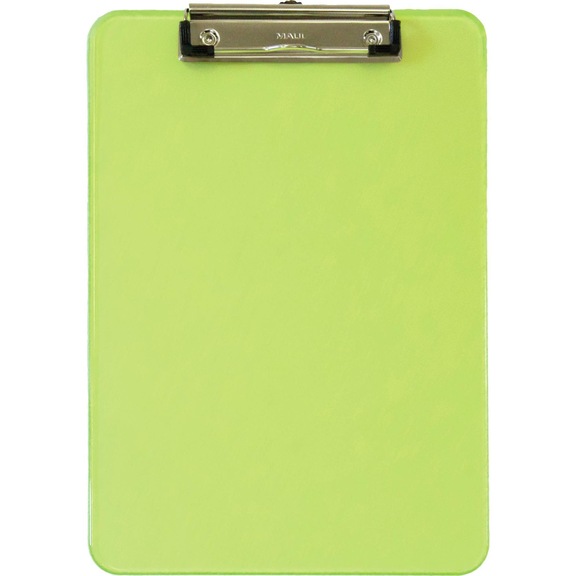 MAUL Schreibplatte MAULneon Format A4 Farbe grün - Klemmbrett MAULneon