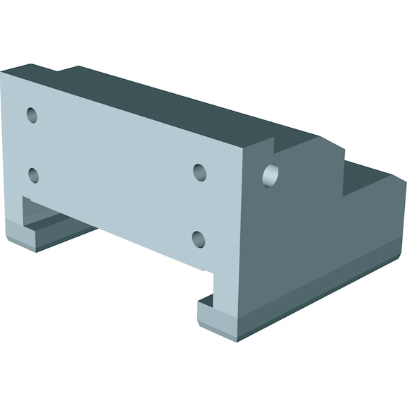 ATORN stepped clamping jaw, standard + side stop hardened and ground - Standard clamping jaw