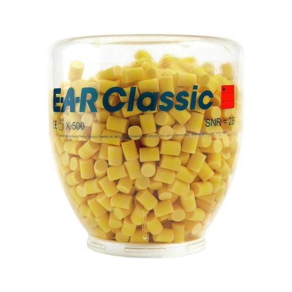 3M 耳塞 EAR Classic II，装于分配器填充附件内，500 对 - 一次性耳塞