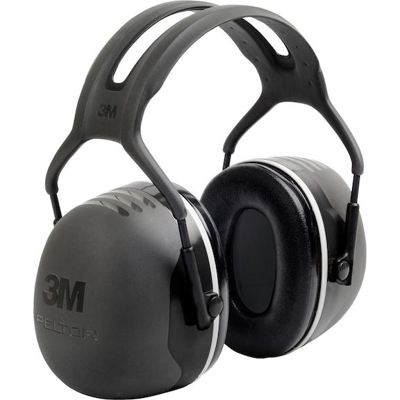 3M 护耳器 X5A SNR 37 dB，黑色 - 护耳器