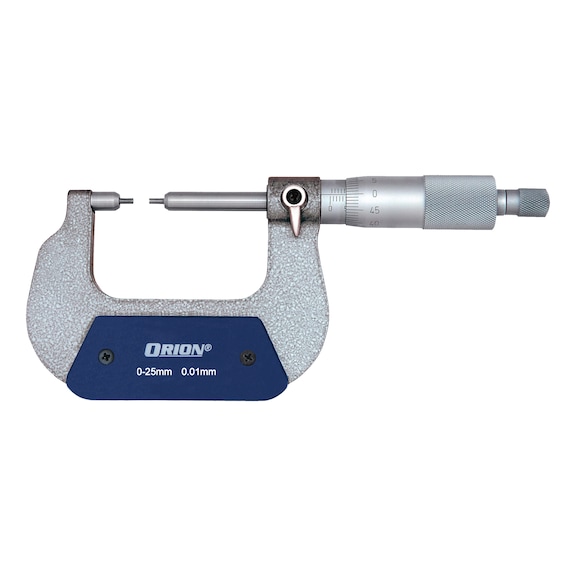 Micromètre ORION, 0-25 mm, surfaces de mesure dia. 2 x 5 mm - Micromètre