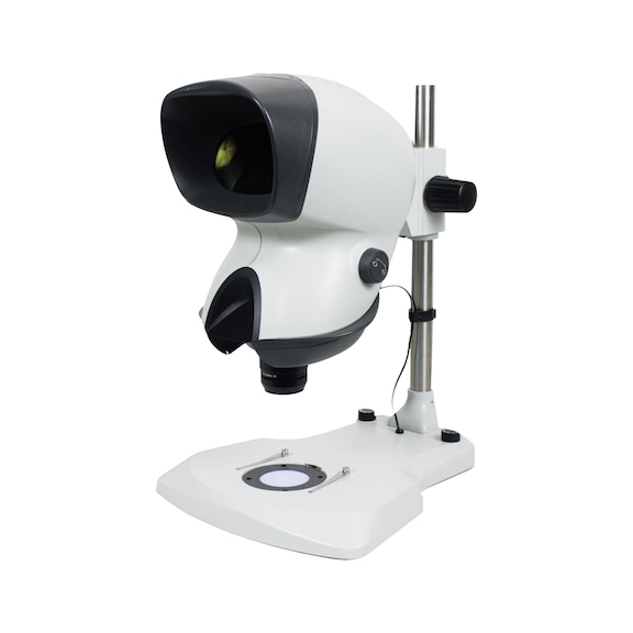 Eyepiece-less stereo microscope