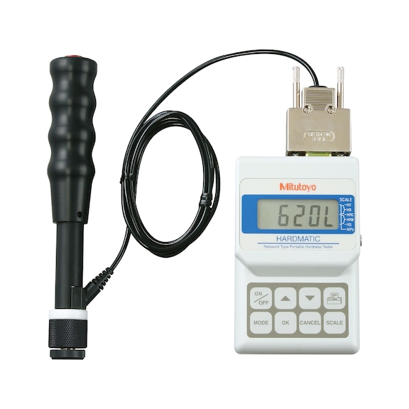 Portable recoil hardness tester HARDMATIC HH-411