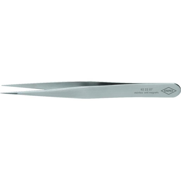 KNIPEX tweezers, straight pointed 115 mm - Precision tweezers