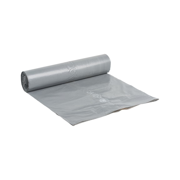 Refuse bag, transparent, 60 l, box: 250 pieces - Refuse bag, universal, fits 45-l and 60-l containers