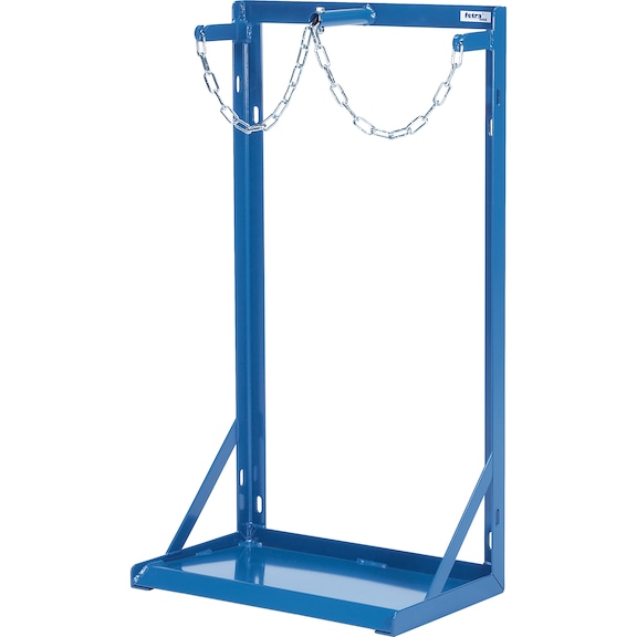 Steel cylinder stand 51150, width 550 mm, height 1000 mm, 2 canisters - Steel canister stand