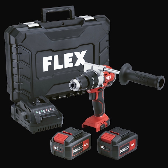 FLEX cordless impact drill PD 2G 18.0-EC FS55 No-load impact speed 37000 rpm - FLEX 18 V cordless impact wrench 