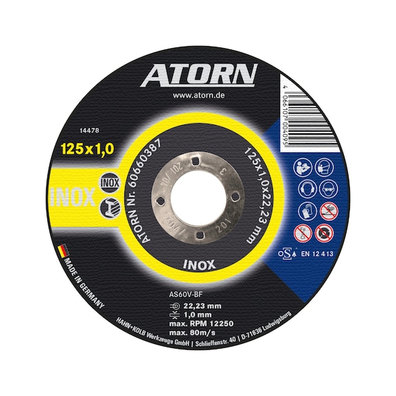 ATORN disque à tronçonner INOX/STEEL