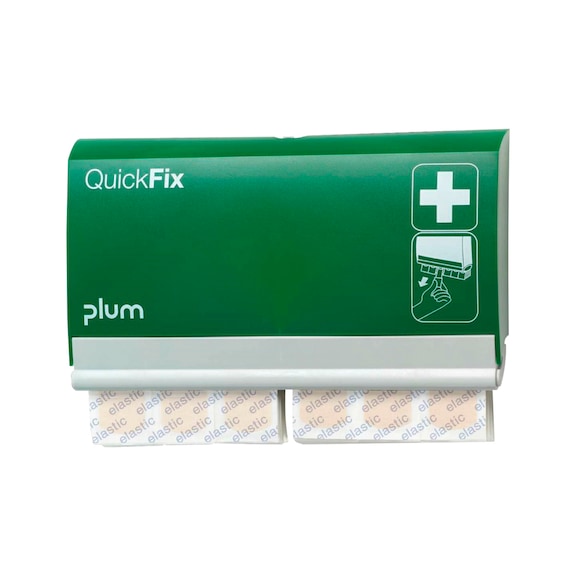 PLUM QuickFix sebtapasz-adagoló 2 x 45 db rugalmas sebtapasszal - QuickFix sebtapasz-adagoló
