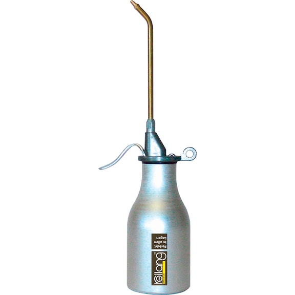 Aceitera de precisión REILANG, 300 ml, tipo Merkur, con depósito de aluminio - Lata de spray de aceite con palanca de bombeo, 0,2 a 0,5 L
