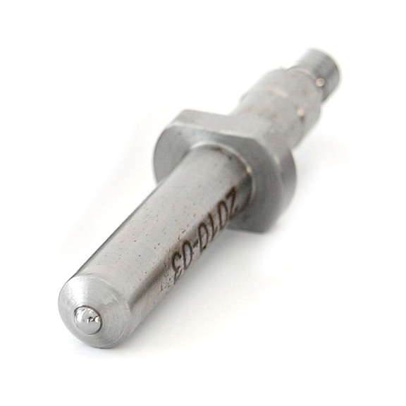 Brinell Eindringkörper eingepresste HM-Kugel 1mm, DAkkS DIN EN ISO + ASTM - Eindringkörper mit Prüfkörper HM-Kugel Brinell