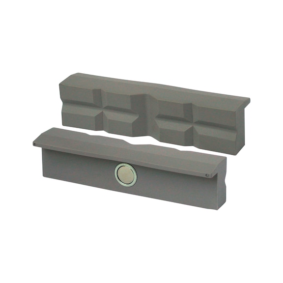 Mordazas magnéticas para tornillo de banco de PU de 100 mm con bloques en V - Mordazas magnéticas universales para tornillo de banco de 100, 120, 140 y 160 mm