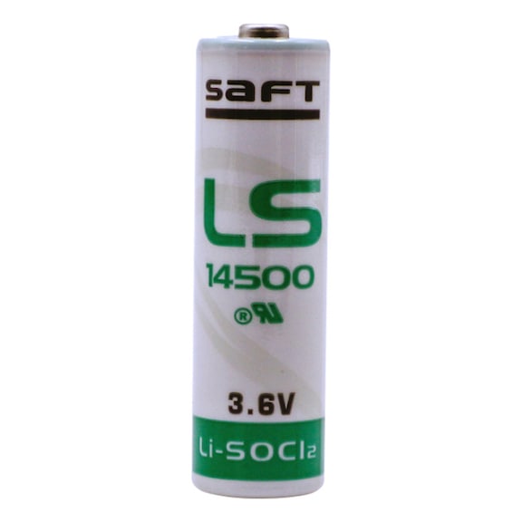 SAFT pile type LS14500, AA lithium 3,6 V, 2600 mAh - SAFT LS14500 AA pile spéciale