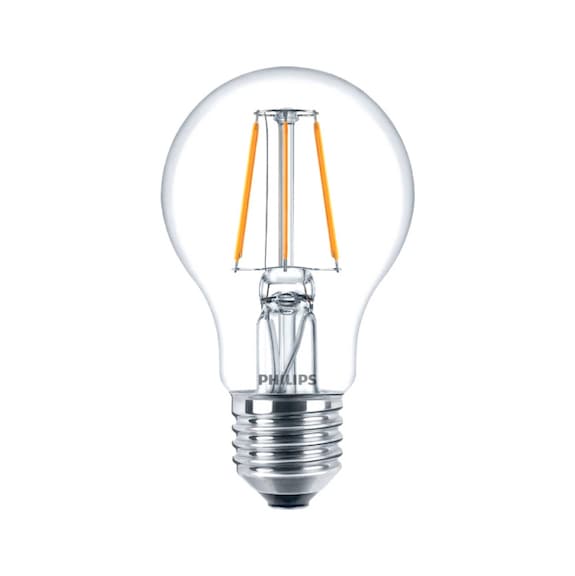 Lampe à LED 4,5–40 W E27 transparente, réglable en continu - Douille de lampe à LED E27