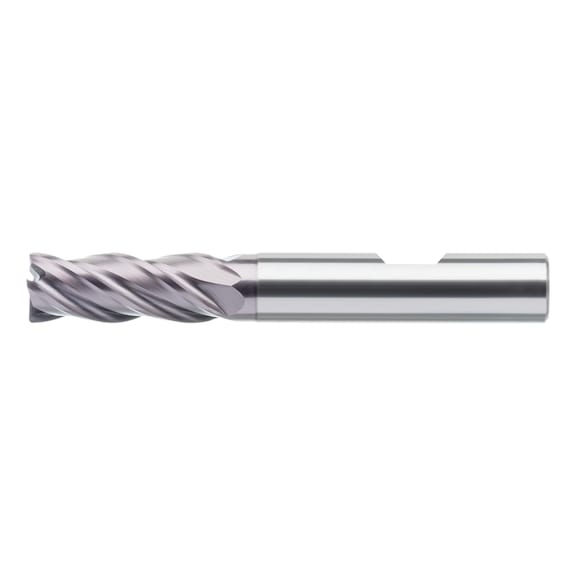 Solid carbide HPC end mill, long - 1