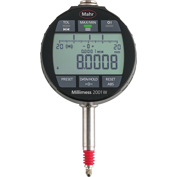 Micromètre cadran inductif MAHR multiCOM/Li-Poly/Digital/IP 64/dia. tige 8 mm - Micromètre à cadran inductif