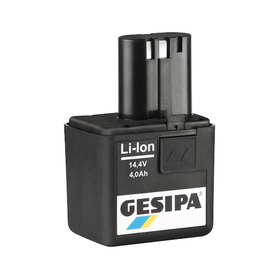 GESIPA Ersatzakku 14,4 V Li-Ion 4.0 Ah passend für PowerBird - Ersatzakku 14,4 V Li-Ion Akku, 4.0 Ah