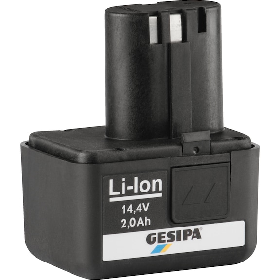 Batería recargable de repuesto GESIPA, 14,4 V, ion-litio, 2,0 Ah, para PowerBird - Batería de repuesto, batería recargable de ion-litio de 14,4 V, 2,0 Ah