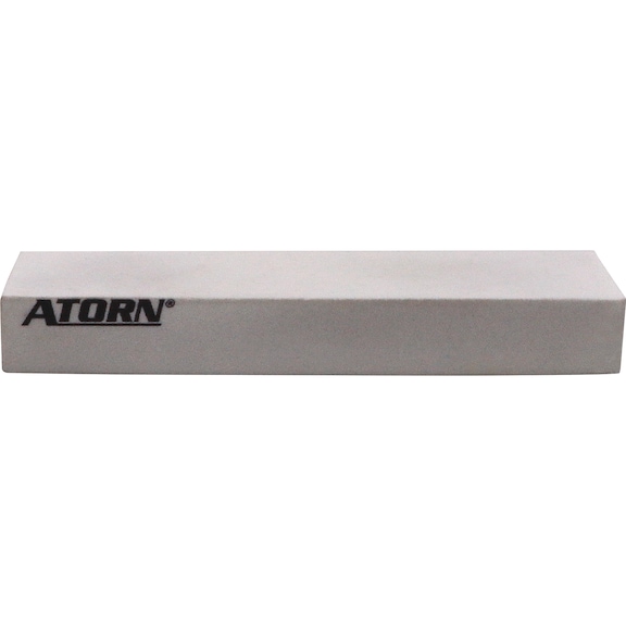 Piedra de banco ATORN, 150 x 50 x 25 mm, fina, óxido de aluminio fundido blanco - Piedra de banco