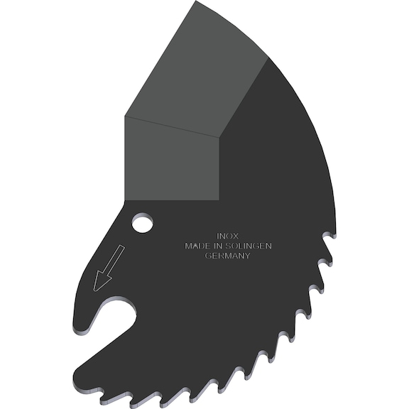 ZENTEN 不锈钢备用刀片，适用于 42 毫米塑料管材剪 - 备用刀片，适用于货号为 53138110 的管子割刀