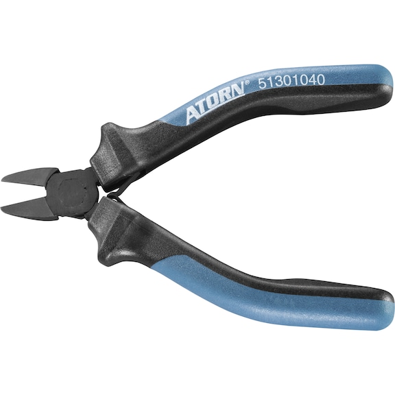 ATORN electr. side cutters, 112 mm, without bevel - Electronics side cutters without bevel
