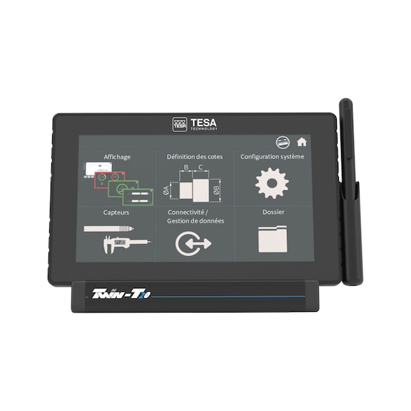 TESA TWIN-T20 Messbereich +/-500 µm Ziffernschrittwert 0,1 µm 2 Tasteranschlüsse - Elektronische Anzeigegeräte TESA TWIN-T20