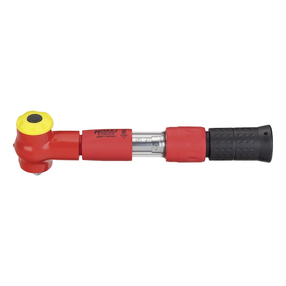 HAZET VDE torque wrench shock-proof 3/8 inch 2–10&nbsp;Nm w. reversible square drive - VDE torque wrench 5108KV and 5109KV shock-proof