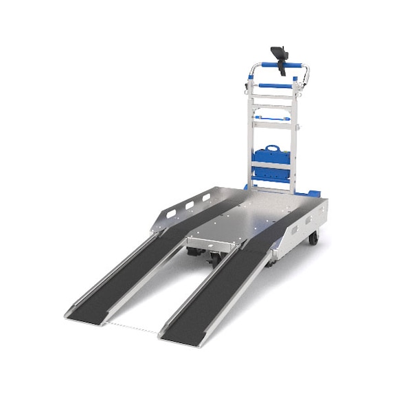 Accessories for battery electric stair climbers and crawler-type stair climbers