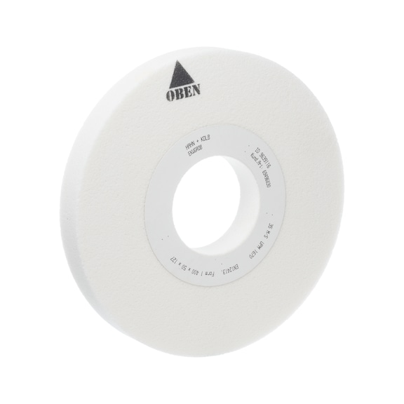 Disque abrasif plat ORION, forme 1 400x50x127 mm corindon raffiné blanc, gr. 46 - Disque abrasif plat