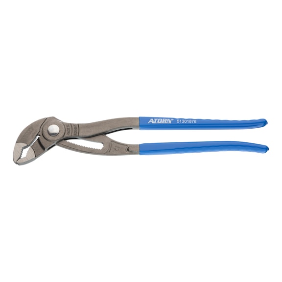 ATORN water pump pliers 300&nbsp;mm, PVC grip covers - Water pump pliers with large clamping range
