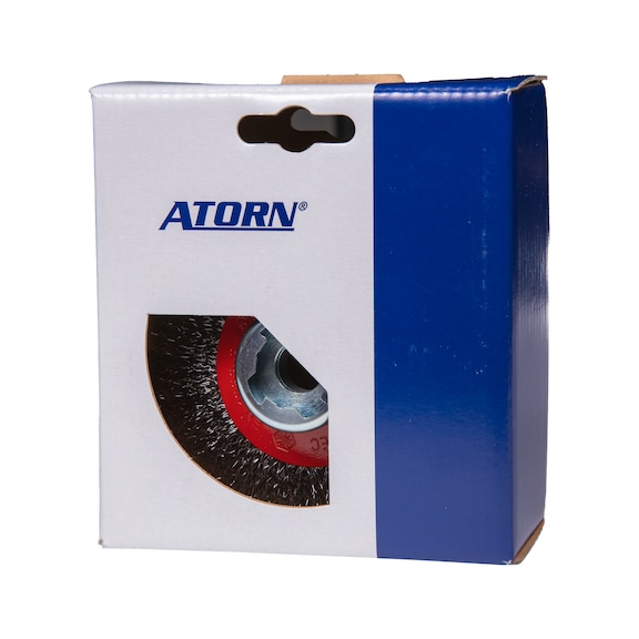 ATORN conical brush X-LOCK dia. 100 mm combination chuck X-LOCK - Conical brush X-LOCK