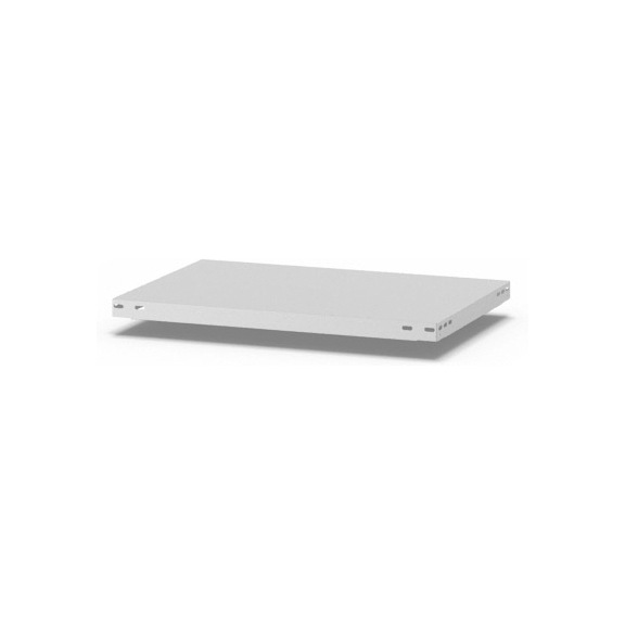 HOFE additional shelf 750x400 mm, light grey, 225 kg load - Additional shelf for shelving racks