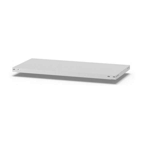 HOFE, tablette supplémentaire 1 000x400 mm, gris clair, 225 kg charge - Tablette supplémentaire pour étagères de stockage