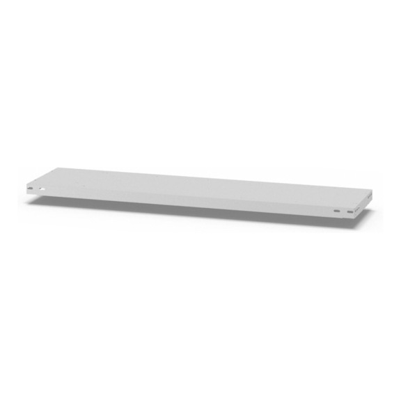 HOFE additional shelf 1,300x300 mm, light grey, 200 kg load - Additional shelf for shelving racks